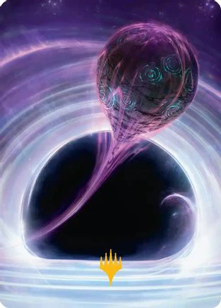 Susur Secundi, Void Altar Art Card (Gold-Stamped Planeswalker Symbol) [Edge of Eternities Art Series]