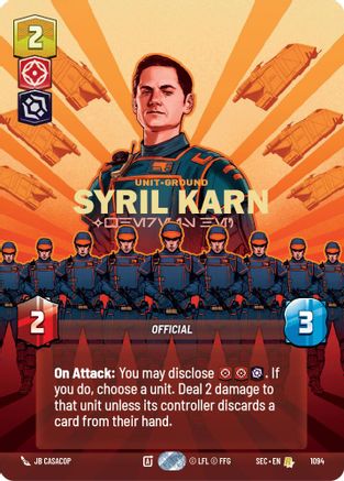 Syril Karn - Where Is He? (Prestige Foil) (1094) - Secrets of Power Foil