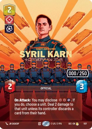Syril Karn - Where Is He? (Serialized) (1137) - Secrets of Power Foil