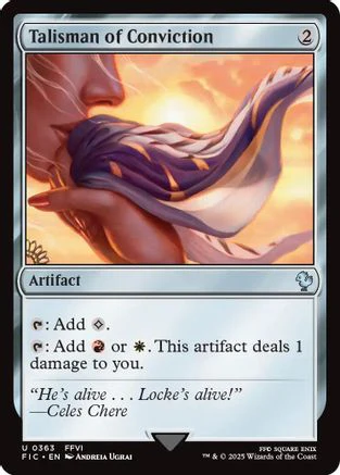 Talisman of Conviction [FINAL FANTASY Commander]