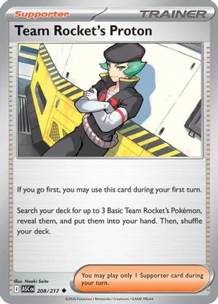 Team Rocket's Proton (208) ME Ascended Heroes - Uncommon