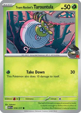 Team Rocket's Tarountula (018) ME Ascended Heroes - Common