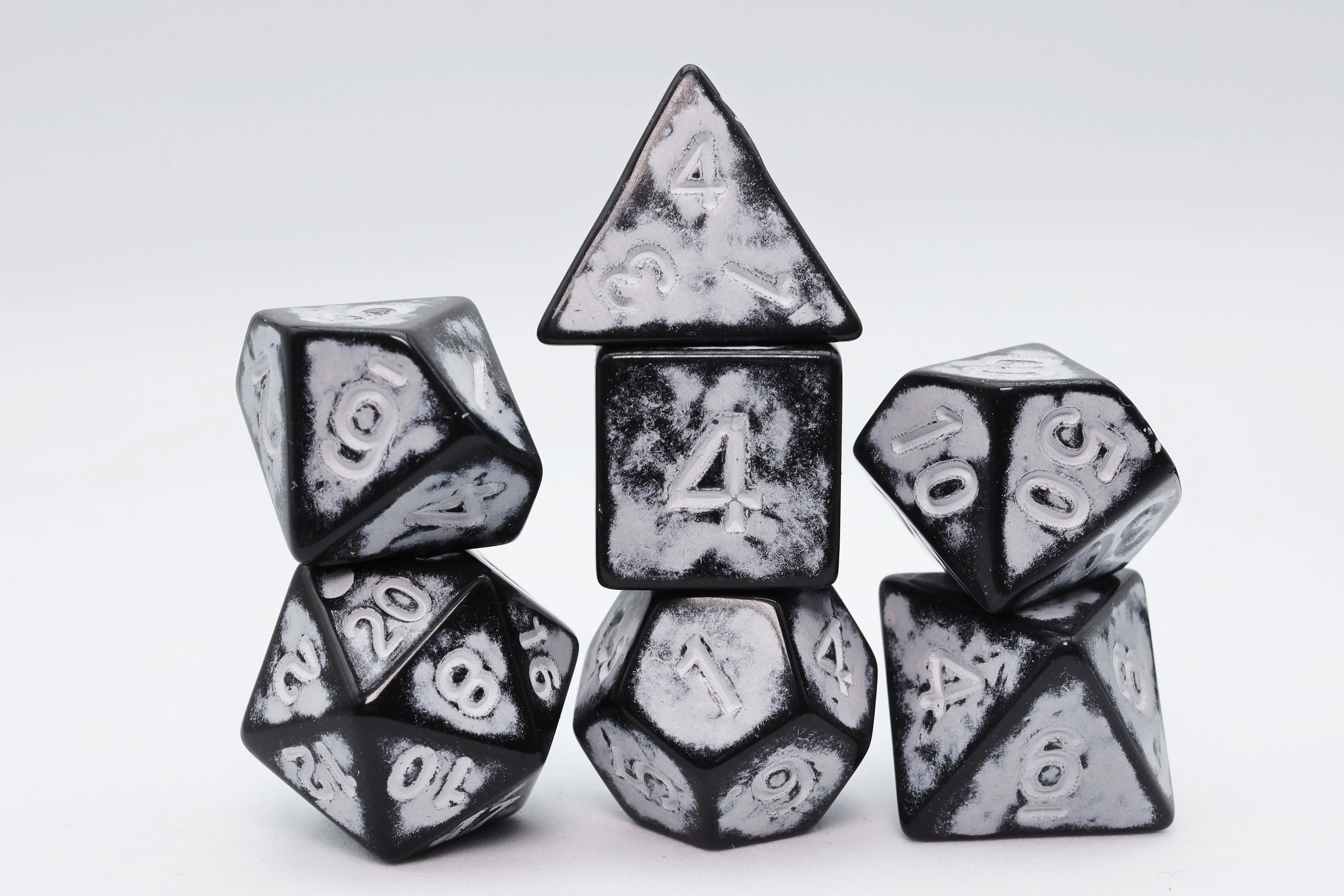 Timeworn White RPG Dice Set