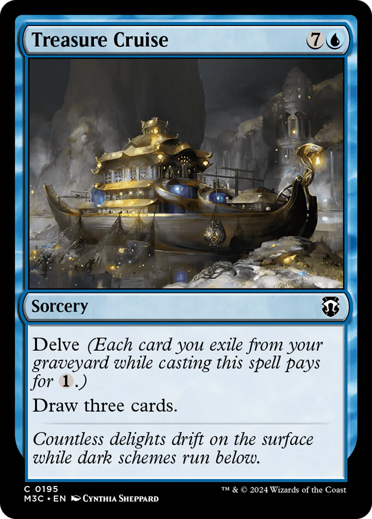 Treasure Cruise (M3C-195) - Modern Horizons 3 Commander Foil