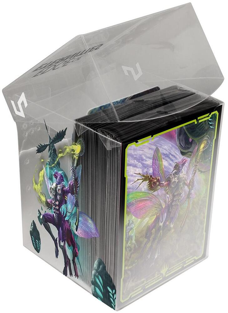 Ultra Pro 100 Card Clear Deck Box: Edge of Eternities - Szarel, Genesis Shepherd