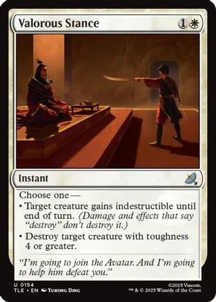 Valorous Stance (TLE-154) - Avatar: The Last Airbender: Eternal-Legal