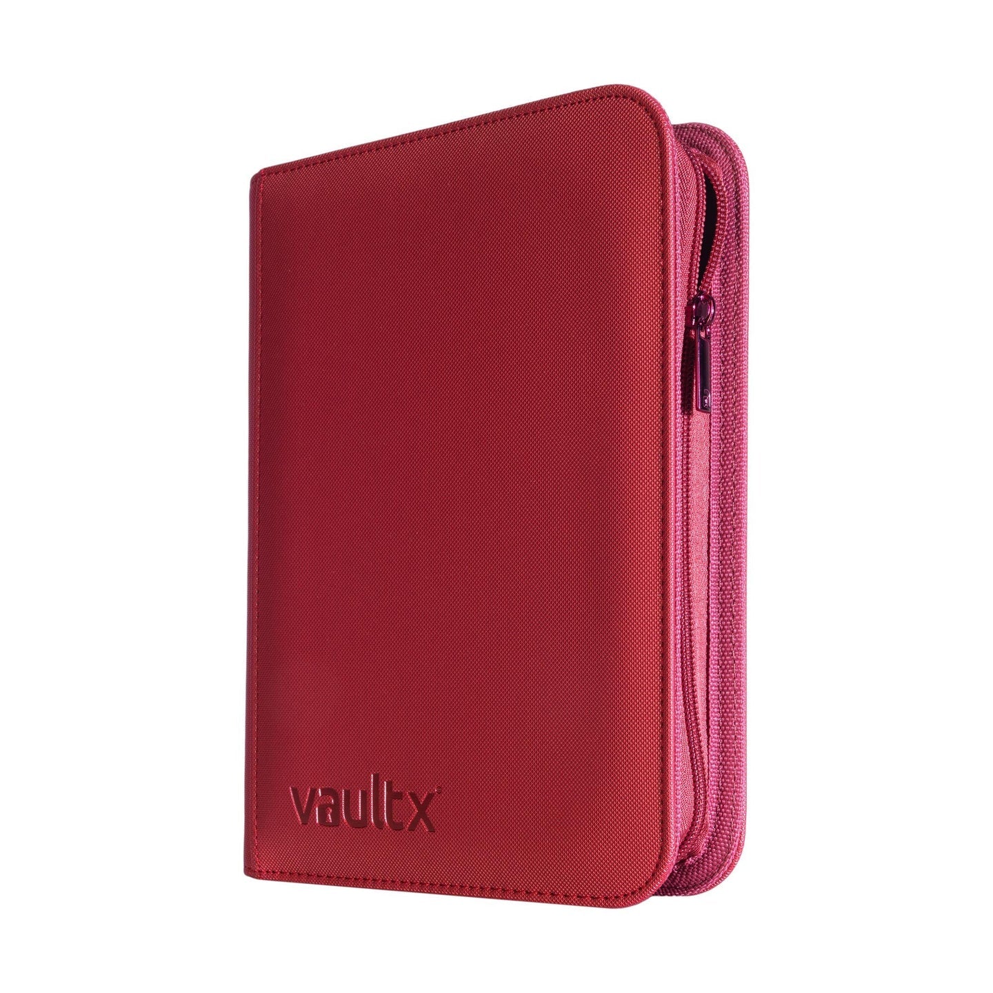 Vault X: 9-Pocket Exo-Tec® Zip Binder - Metallic Red