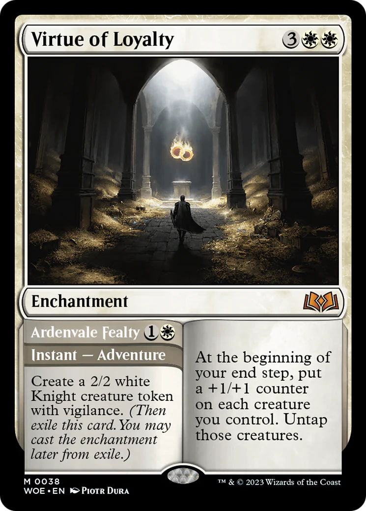 Virtue of Loyalty (WOE-038) - Wilds of Eldraine