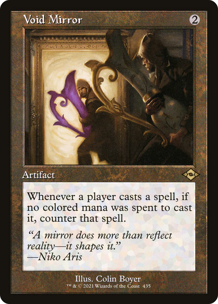 Void Mirror (Retro Frame) (MH2-435) - Modern Horizons 2 Etched Foil