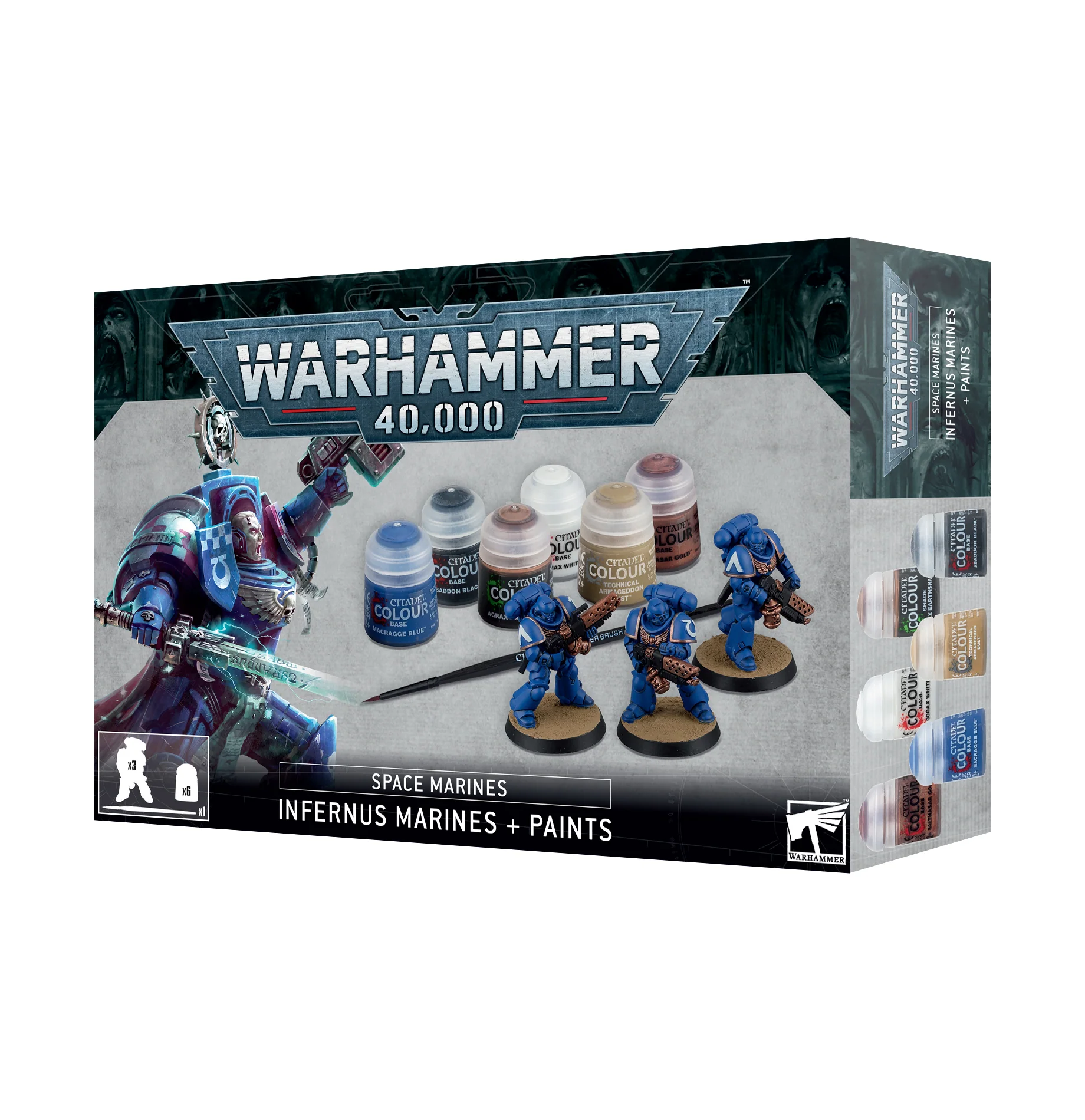 Warhammer 40,000: Paint Set - Space Marines Infernus Marines