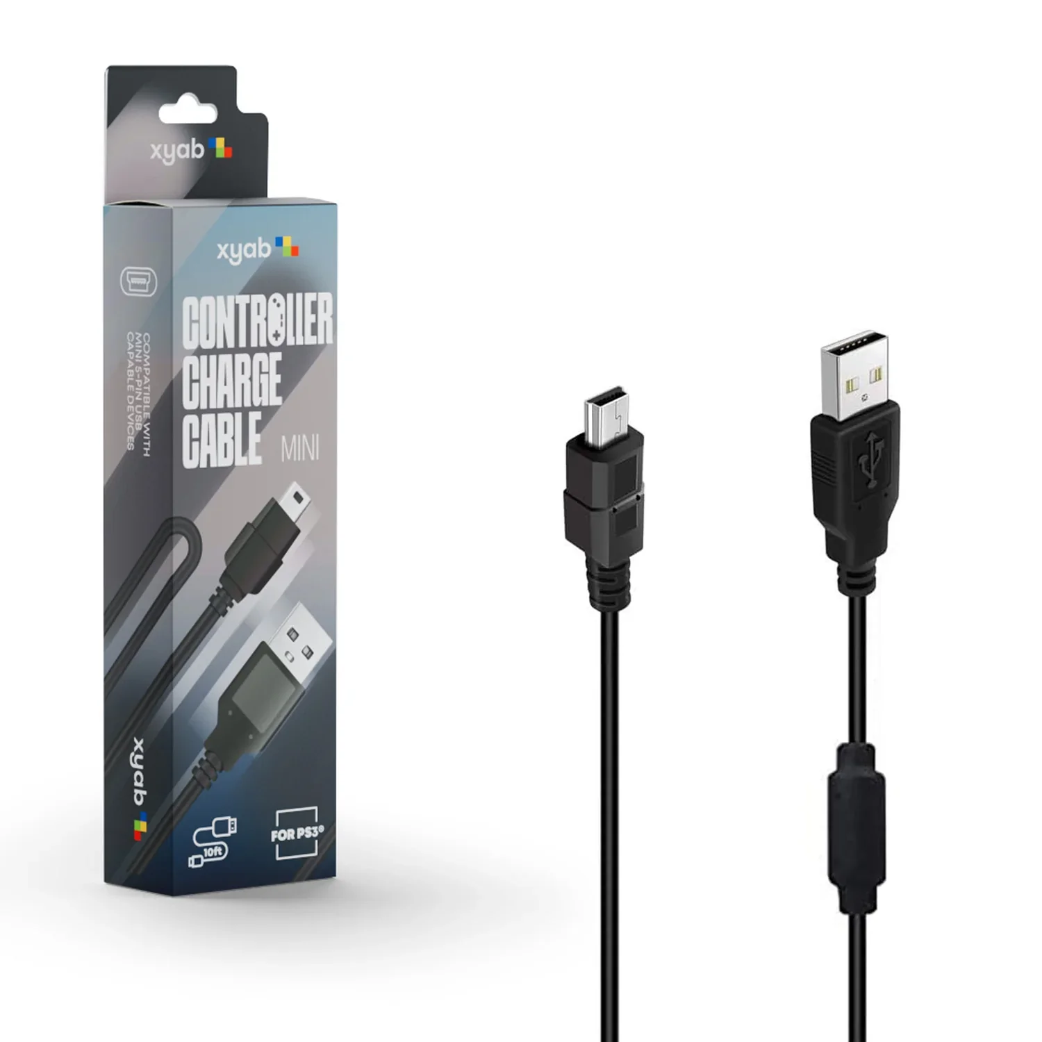 XYAB: Mini USB 10ft Controller Charging Cable