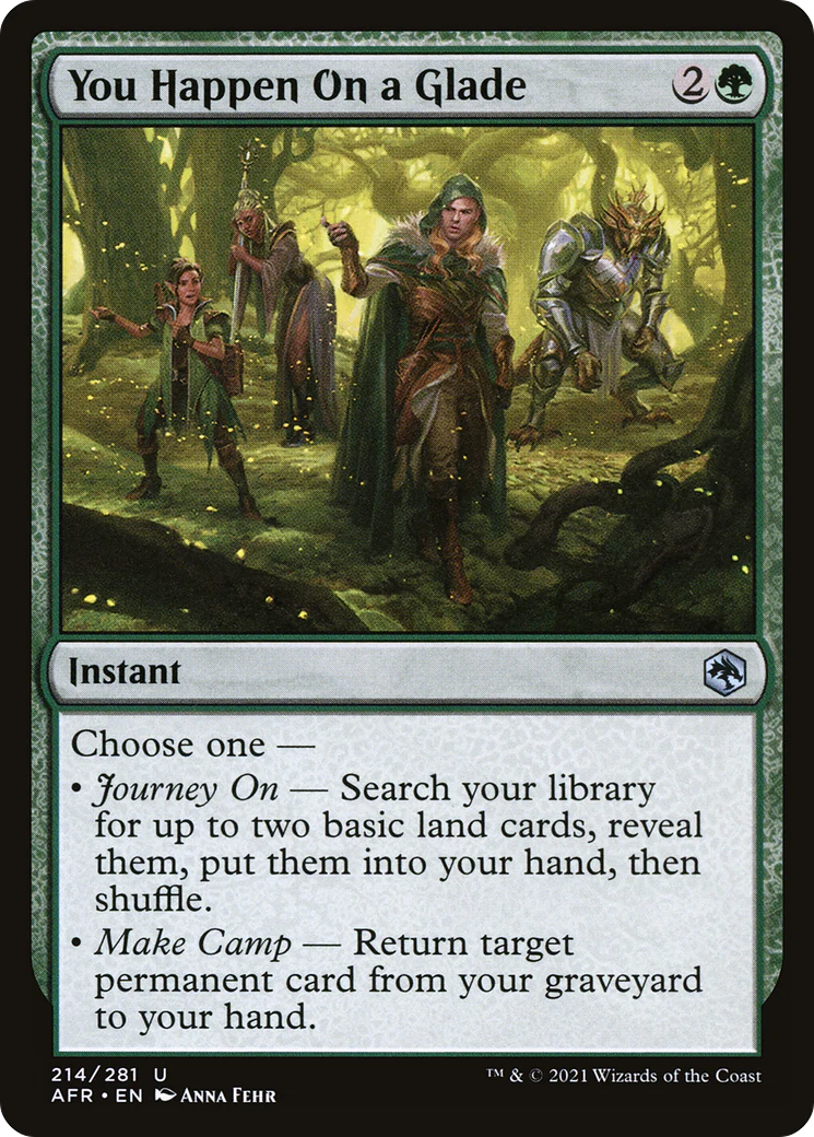 You Happen On a Glade (AFR-214) - Adventures in the Forgotten Realms